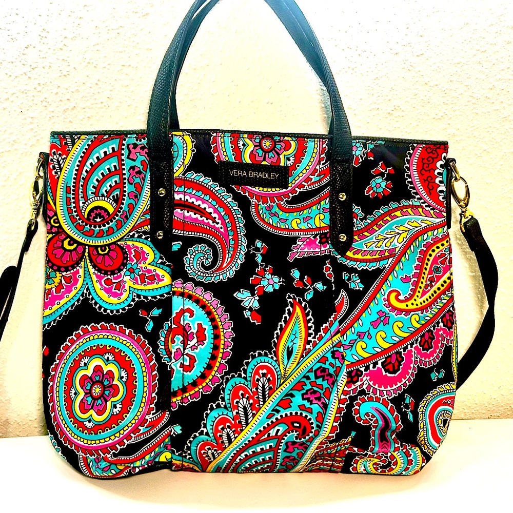 Vera Bradley multifunctional handbag, tote bag or travel bag.